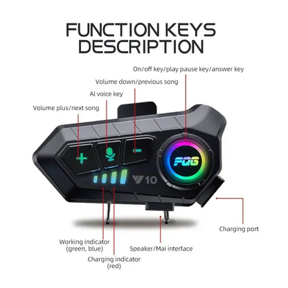 Motorcycle Bluetooth Headset