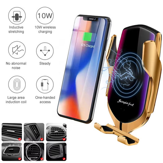 Soporte para Telefono con Carga Inalambrica